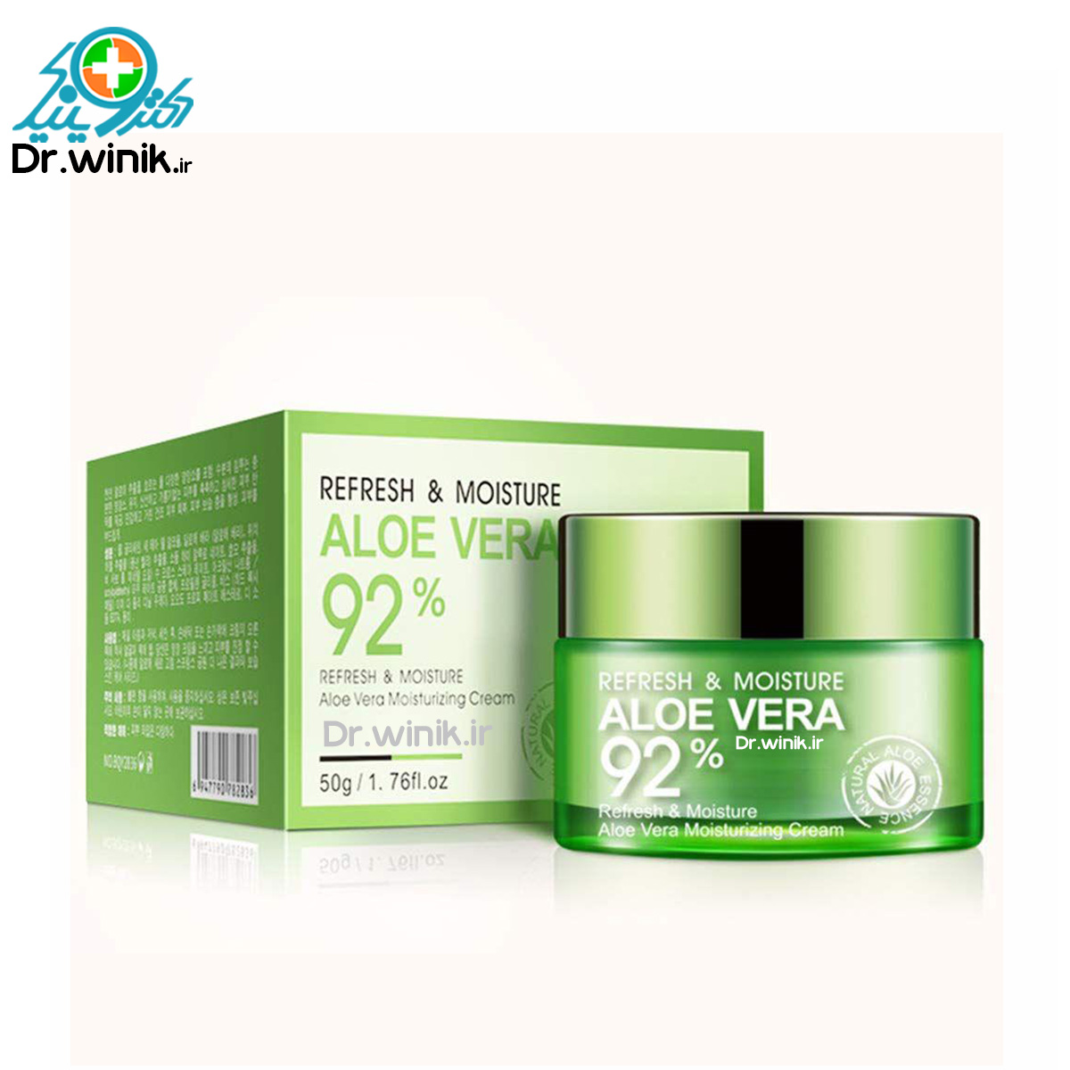 کرم آبرسان آلوئه ورا 92% بیوآکوا BIOAQUA